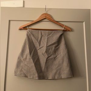 Aritzia Babaton Houndstooth Skirt